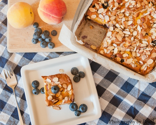 Life on Food Peach and Blueberry Buckle-4